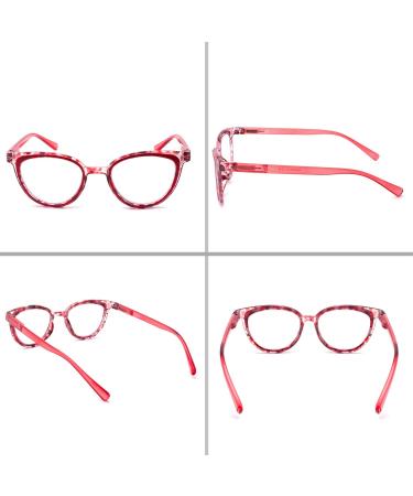 IVNUOYI 4 Pack Blue Light Blocking Reading Glasses for Women 2.0 | Anti Glare UV Computer Eyewear with Fashionable Spring Hinges - Buy Online on GoSupps.com