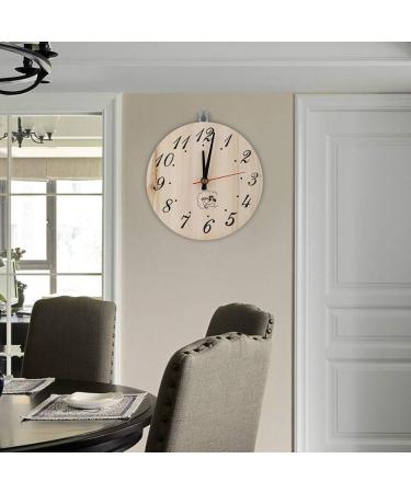 Wooden sauna clock with Arabic numerals home decoration for sauna living room gym