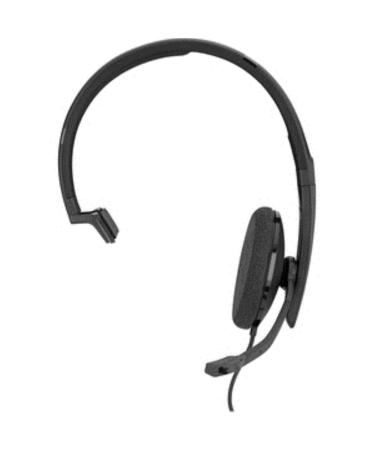 Sennheiser SC 130 USB-C (508353) - Single- Sided (Monaural) Headset for Business Professionals | with HD Stereo Sound Noise-Canceling Microphone & USB-C Connector (Black)