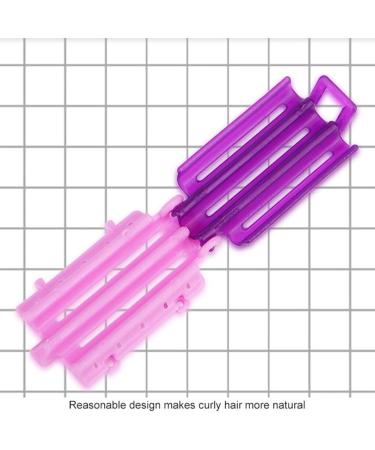 osiuujkw 1 Bag ABS Women Hair Curler Foldable Solid Color Salon Hairstyling Hairdressing Curlers Curling Tool Accessories - Buy Online on GoSupps.com