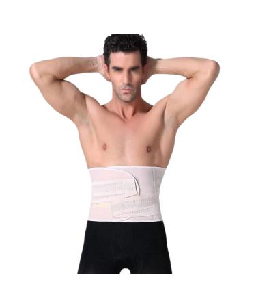 Back Brace Lumbar Support Lower Back Brace Lumbar Belt Posture Corrector Support Lumbar Decompression Waist Belt(Beige X-Large) X-Large Beige