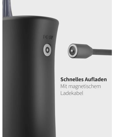 Zahnheld Oral Shower Aquadent | Wireless Water Flosser for On-the-Go & Home Use | Promotes Effective Interdental Cleaning - 3 Programs - White - Buy Online on GoSupps.com