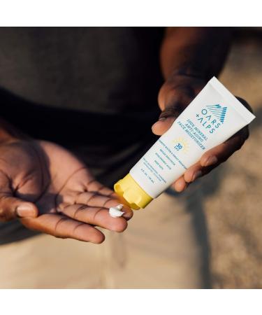 Oars + Alps Mineral SPF 30 Sunscreen with Hyaluronic Acid 2 Oz - Water & Sweat Resistant, Oil-Free, TSA Friendly - Buy Online on GoSupps.com
