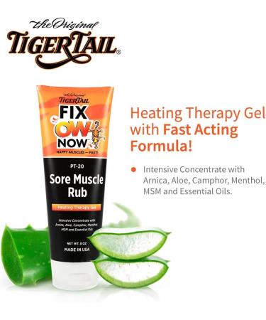 Tiger Tail FixOwNow Heating Therapy Gel 2.7 oz - Made in USA | Pain Relief for Sore Muscles (1 Pack) - Buy Online on GoSupps.com