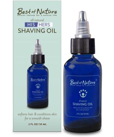 Best of Nature All Natural Shaving Oil for Men & Women - 2 oz | International Shipping Available - Buy Online on GoSupps.com