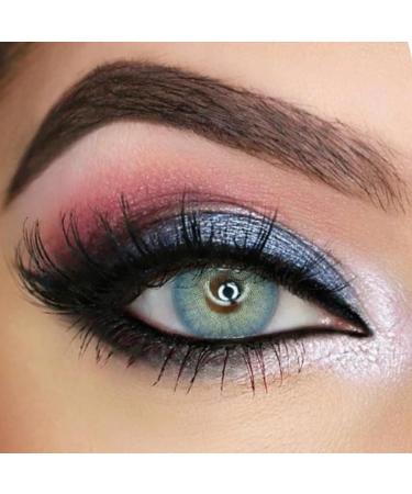 Buy Freshlady Mavelle Hidrocor Annual Colored Contact Lenses | Natural Opaque Options for Dark Eyes in Blue & Gray (Topazio) - Ships Internationally - Buy Online on GoSupps.com