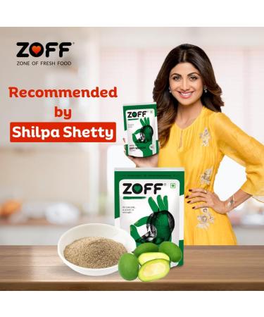 Zoff Amchur(Mango) Powder 100g (3.5 oz) | Pure and Raw | All Natural | Vegan | No Preservative | Indian Origin - Buy Online on GoSupps.com