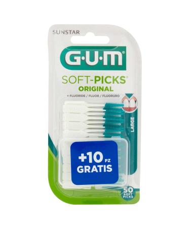 GUM Soft Picks Original SCOV - Gummi Large X50 | Dental Care for Healthy Gums - Fast International Shipping - Buy Online on GoSupps.com