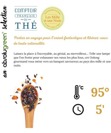 Oolong en Bo te M tal - Comptoir Fran ais du Th - Maison Fran aise - Th en vrac (Les Mille et une Nuits) - Buy Online on GoSupps.com