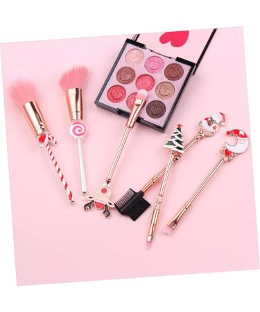 ABOOFAN 7 Christmas Cosmetic Brush Cosmetic Makeup Eyeliner Santa Suit Santa Accessories Concealer Brush Eyeshadow Powder Brush Multifunctional Brush Unique Elder - Buy Online on GoSupps.com