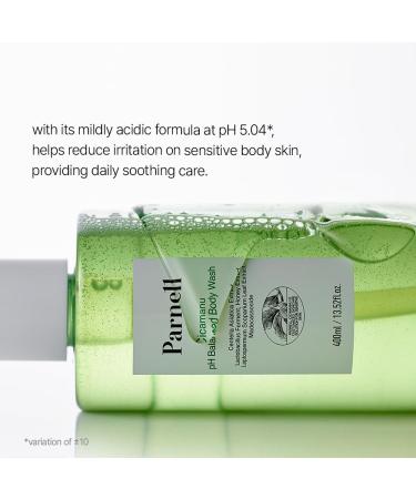 Parnell Cicamanu pH Balanced Body Wash 13.5 Fl Oz | Salicylic Acid LHA Cica HA Ceramide | Mild Soothing Cleanser for Back Acne Bacne & Sensitive Troubled Skin - Buy Online on GoSupps.com