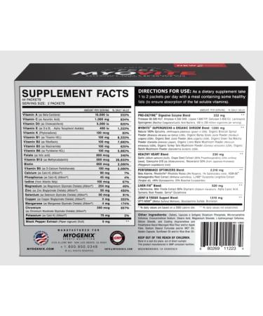 Myogenix Myovite Multivitamin & Myolean Whey Protein Bundle Complete Daily Nutrition & Wellness Support - Buy Online on GoSupps.com