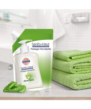 Sagrotan Aloe Vera Hand Soap Refill Bag Liquid Hand Soap 500 ml - Buy Online on GoSupps.com