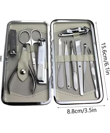 Nail Clippers Set Ultra Sharp Sturdy Fingernail and Toenail Clippers with Nail File Ear Pick for Men and Women Beige - Buy Online on GoSupps.com