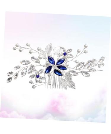 FRCOLOR Flower Hair Comb 1pc Pearl Wedding Comb Combs for Women Hair Barrettes for Women Tiara Comb for Bridal Alloy Comb Hair Comb Dress Bride Bridal Hair Comb - Buy Online on GoSupps.com