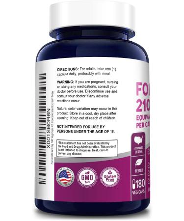 NusaPure Forskolin 2100mg - 180 Veggie Capsules (Non-GMO & Gluten Free) - Buy Online on GoSupps.com