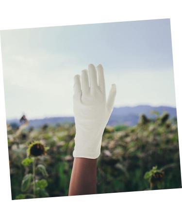 Mikinona 15 Pairs Overnight Moisture Gloves Dry Hands Glove Slugging Black Cream Gloves Moisturizing Mittens Driving Running Diving Winter Gloves for Women Miss to Sleep Lotion Cotton White - Buy Online on GoSupps.com