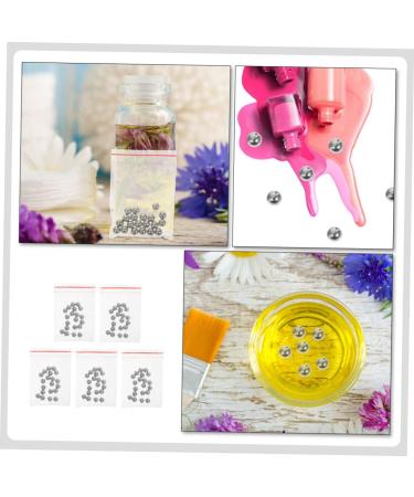 FRCOLOR 5 Nail Mixing Ball Accessories for Nail Care Stainless Balls Models Nail Gel Polish Colour Mixing Ball Stainless Steel Mixing Tools Mixing Multifunctional Glaze Manicure Tools Painting - Buy Online on GoSupps.com