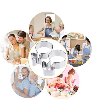 MAGICLULU 4 Pcs Stainless Steel Biscuit Mold Baking Mold Gender Symbol Cookie Self Made Cake Mold Logo Mould Chocolate Mold Embossing Mould Metal Dies Fruit Men and Women 2 Piece Set 2 pcsx2pcs Silverx2pcs - Buy Online on GoSupps.com