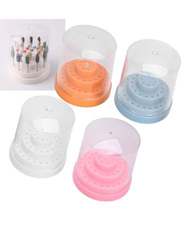 4pcs Nail Drill Holder Stand | 48 Holes Dustproof Storage Organizer for Home & Nail Salon - Buy Online on GoSupps.com