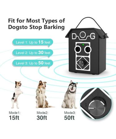 Bubbacare Anti Barking Device | Ultrasonic Dog Bark Deterrent | 3 Modes for All Dog Sizes | Gentle & Effective Bark Control - Buy Online on GoSupps.com