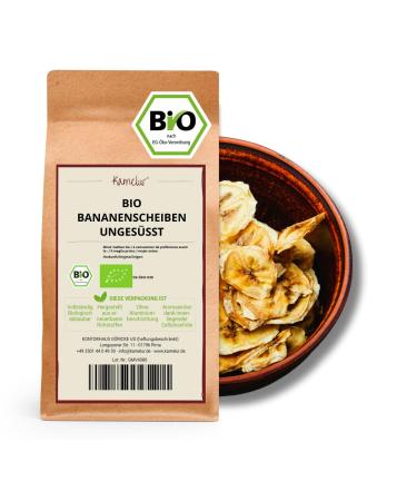 Kamelur 1 kg of unsweetened organic bananas raw quality the ideal untreated supplement for your cereals