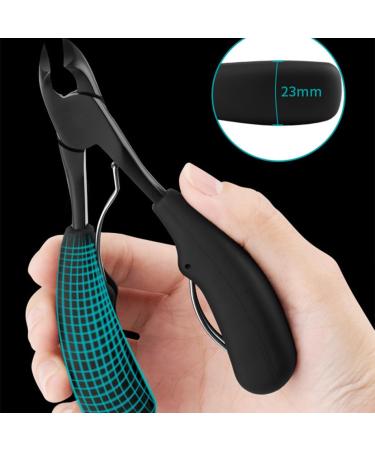 Ipetboom 1pc Double Spring Nail Double Spring Nail Clipper Ergonomic Nail Clipper Black Nail Clipper Nail Clippers Nail Stainless Steel Eagle Mouth Pliers - Buy Online on GoSupps.com