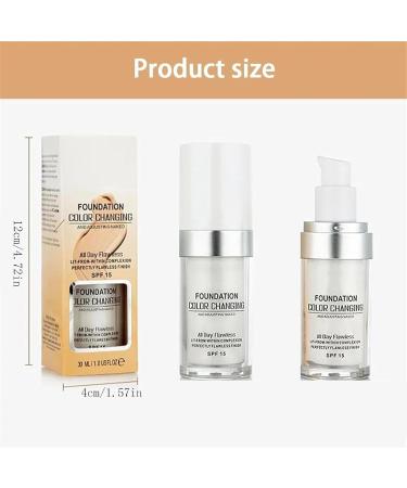 Golden Blue Foundation Golden Blue Foundation Makeup 4 In 1 Foundation Liquid Hydrating Medium Full Coverage Foundation with Spf 50+ Mercy Blue Foundation (2PCS) - Buy Online on GoSupps.com