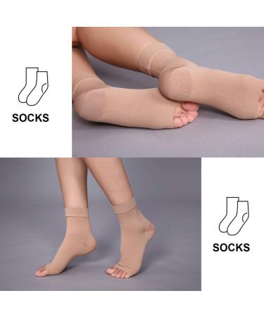 Buy BESPORTBLE Nylon Ankle Support Socks - Toeless Ankle Wraps for Optimal Comfort & Performance | Best for Running & Sports - International Shipping Available - Buy Online on GoSupps.com