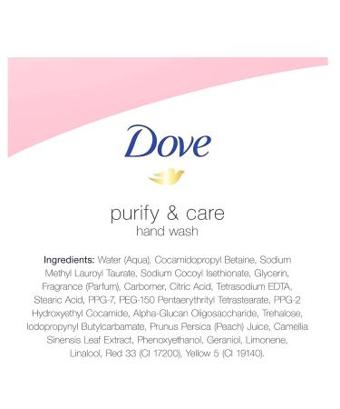 Dove Purify and Care Limited Edition Hand Wash 18.59 oz (Pack of 2) - Gentle Cleansing Formula - Buy Online on GoSupps.com