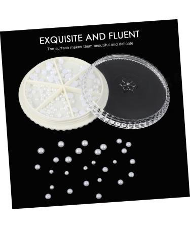 minkissy 3 Boxes Nail Decorations Exquisite Manicure Ornaments Rhinestone Jewelry Diamond Decorations Rhinestone Trim Nail Jewels Pearl Diy Manicure Charms Abs 3d Bulk Accessories White - Buy Online on GoSupps.com