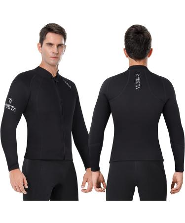 Wenlia 2MM Long Sleeve Wetsuit Top for Men and Women - XX-Large - Buy Online on GoSupps.com