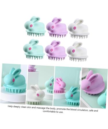 Buy Beavorty 6-St Shampoo Brush for Curly Hair - Scalp Massage & Cleaning Device for Kids & Adults - TPE Hair Wash International Shipping Available - Buy Online on GoSupps.com
