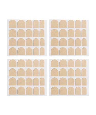 FOMIYES 150 Sheets Removable Nail Sticker Gel Nail Decals Nail Wraps Sticker Jelly Adhesive Tabs Jelly Gel Nail Sticker Nail Jelly Glue Stickers Nail Vinyls Detachable Fake Nail Stickers Yellowx3pcs 6.2X6.2cmx3pcs - Buy Online on GoSupps.com