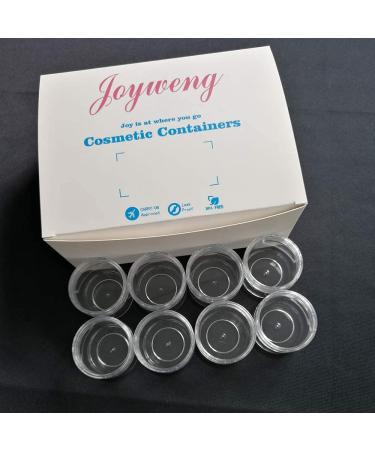 20g/20ml Clear Empty Container Jars with Screw Lids (24 Pack) - BPA Free for Lotions, Lip Balm, Makeup Samples - Buy Online on GoSupps.com