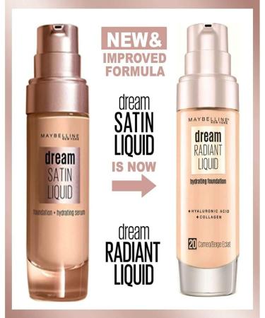 Maybelline New York Dream Radiant Liquid Foundation - No. 48 Sun Beige (30 ml 2 Pack) | International Shipping Available - Buy Online on GoSupps.com
