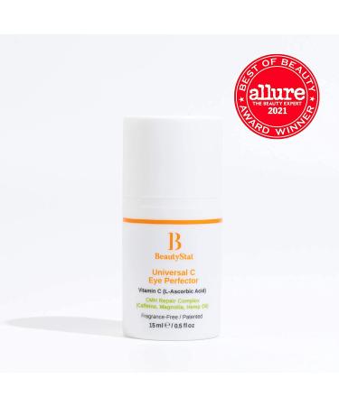 BeautyStat C Eye Perfector Cream | Vitamin C for Refreshing Relief of Eye Puffiness - by Skincare Expert - Buy Online on GoSupps.com