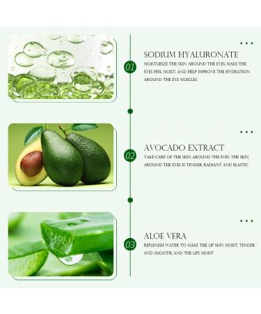 10pcs Collagen Eye Mask Lip Mask Combination Moisturizing Lip Patch Anti-wrinkle Anti Dark Circles Eye Patches (Color : A) - Buy Online on GoSupps.com