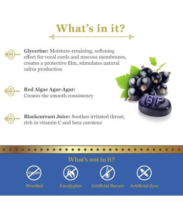 Grether's Original Blackcurrant Pastilles | Natural Dry Mouth Relief | Soothing Throat & Healthy Voice | Long-Lasting Fruit Flavor | Gluten-Free | 3-Pack - 3.75 oz - Buy Online on GoSupps.com