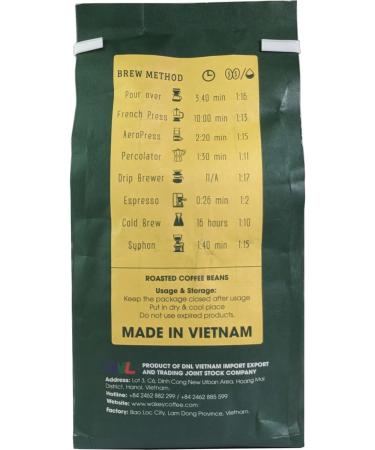 Wakey Premium Vietnamese Coffee Beans - 70% Robusta & 30% Arabica 1Kg - Buy Online on GoSupps.com