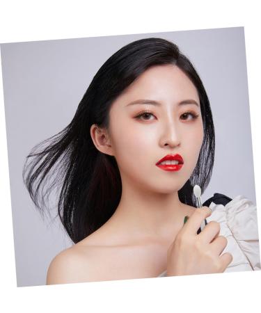 minkissy Facial Tools 2 Sets Lip Gloss Brush Face Tools Lip Applicator Wands Eyeshadow Makeup Brush Lip Care Applicator Make up for Face White Silica Gel Miss Eye Shadow Brush - Buy Online on GoSupps.com