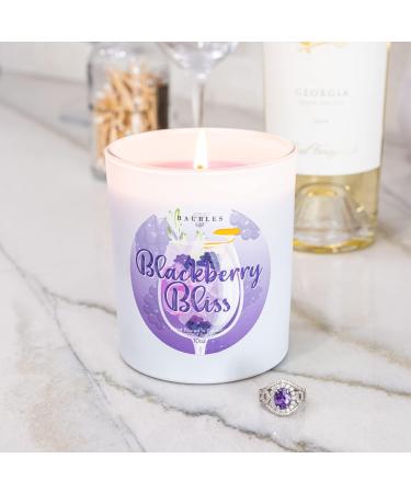 BlackBerry Bliss Iridescent Candle - 10 oz Soy & Coconut with Hidden Jewelry | Shop 100% Eco-Friendly Candle & Earrings - Buy Online on GoSupps.com