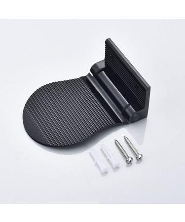 GODECOR Solid Alloy Metal Shaving Pedestal | Black Leg Pedestal for Shower | Folding Foot Rest for Hotel | YL00029 (Black) - Buy Online on GoSupps.com