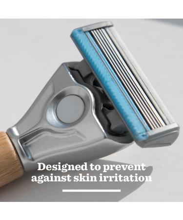 Bulldog Skincare Sensitive Bamboo Razor Blades - Pack of 4 - Buy Online on GoSupps.com