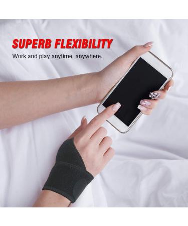 Wrist Brace for Carpal Tunnel - Adjustable Support Brace for Arthritis & Tendinitis - Pain Relief Compression Wrap - Pink (Single) - Buy Online on GoSupps.com