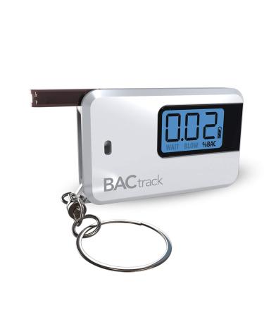 BACtrack Go Keychain Breathalyzer (White) | Ultra-Portable Pocket Keyring Alcohol Tester for Personal Use 1 White