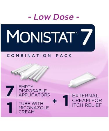 MONISTAT 7-Dose Yeast Infection Treatment with Boric Acid Feminine Wash | Fragrance Free | Miconazole Cream + Cleanser | 10 Fl Oz - Buy Online on GoSupps.com