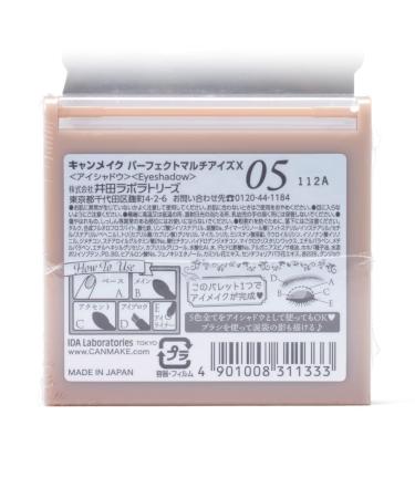 CANMAKE Perfect Multi Eyes 05 Almond Mocha 3.0g - Long-lasting Eye Shadow Palette - Buy Online on GoSupps.com