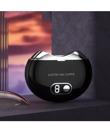 Electric Nail - Kid's Electric Nail File - Ultra Quiet Fingernail Grinder for Older Rechargeable 3-Speed with with Nail Shavings Box UV Lamp Beads Aezon Nail Grinder Black - Buy Online on GoSupps.com