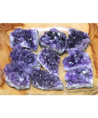 Home Decoration Amethyst Geode Crystal Quartz Uruguay Cluster Natural Specimen Stones Home Goods (Color : 100g) - Buy Online on GoSupps.com